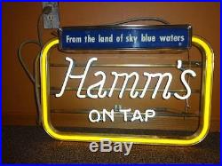 Hamm's On Tap Vintage Neon Beer Sign 25 x 17