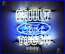 Handmade Fovd BUILT TOUGH Vintage Handmade Real Neon Sign Beer Bar Light Decor Handmade Fovd BUILT TOUGH Vintage Handmade Real Neon Sign Beer Bar Light Decor