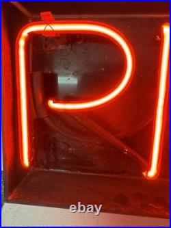 Hanging Pizza Neon Light Sign Lamp Glass Vintage Man Cave Polytronic Hanging Pizza Neon Light Sign Lamp Glass Vintage Man Cave Polytronic