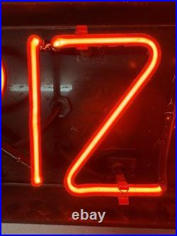 Hanging Pizza Neon Light Sign Lamp Glass Vintage Man Cave Polytronic Hanging Pizza Neon Light Sign Lamp Glass Vintage Man Cave Polytronic