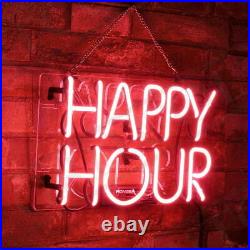 Happy Hour Decor Store Custom Vintage Boutique Porcelain Beer Neon Sign Gift