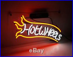 Hot Wheels Room Wall Beer Bar Decor Party Artwork Vintage NEON Light Sign