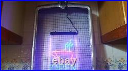 Illuminated sign used Vintage Neon Cafe Advertising Shop Sign Man cave Retro