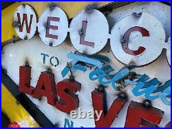 Industrial Las vegas Fairground Sign Vintage Retro Style Marquee Cabochon Sign