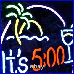 It's 500 Somewhere Vintage Style Art Neon Light Sign Beer Bar Drink Pub 16