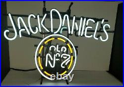 Jack Daniels Vintage NEON SIGN Man cave or garage in Great Conditions