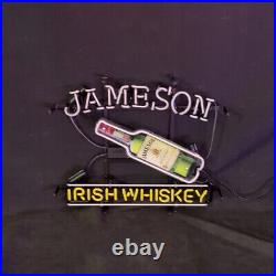 Jameson Irish Wiskey Vintage Shop Bar Decor Artwork Neon Sign Acrylic Bottle