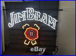Jim Bean Vintage Neon Sign Light Beer Bar Pub Display Neon Light Wall Decor