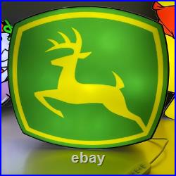 John Deere Light Led Neon Sign USB Powered Dimmable for Garage 18 inches John Deere Light Led Neon Sign USB Powered Dimmable for Garage 18 inches