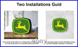 John Deere Light Led Neon Sign USB Powered Dimmable for Garage 18 inches John Deere Light Led Neon Sign USB Powered Dimmable for Garage 18 inches
