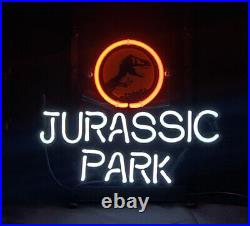 Jurassic Park Vintage Neon Light Sign Gift Artwork Real Glass Visual 17