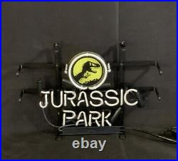 Jurassic Park Vintage Neon Light Sign Gift Artwork Real Glass Visual 17