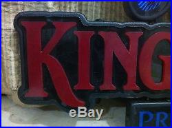 Kingfisher Beer Bird Vintage Pub Bar Brewery Light Box Sign Nt Porcelain Neon