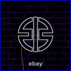 Kawasaki Logo Flex Neon Sign 24x24 Light Car Garage Display Vintage Wall Decor