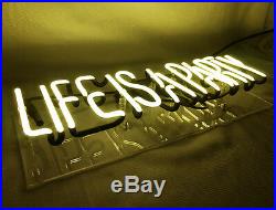 LIFE IS A PARTY Custom Decor Gift Porcelain Store Neon Sign Vintage Boutique