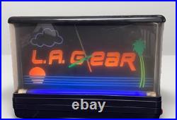 La Gear Vintage 80's Neon Light Clock