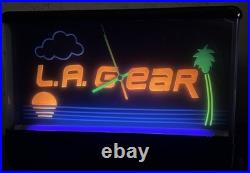 La Gear Vintage 80's Neon Light Clock