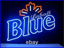 Labatt Blue Room Gift Display Garage Bar Acrylic Neon Light Sign Vintage 17