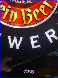 Lakefront Brewery Beer Milwaukee LED Neon Sign Light Up Bar VTG Man Cave Pub