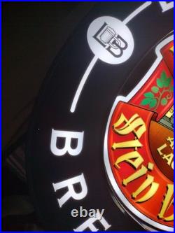 Lakefront Brewery Beer Milwaukee LED Neon Sign Light Up Bar VTG Man Cave Pub