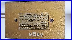 Lamp Workshop Industrial Signed Mazda France 1940-1950 Vintage Years 40/50
