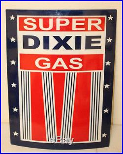 Large 24'' Embossed Dixie Oil Vintage Style Metal Signs Man Cave Decor Gas Dad