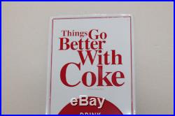 Large 54'' Coca Cola Vintage Style Embossed Signs Man Cave Bottle USA