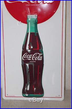 Large 54'' Coca Cola Vintage Style Embossed Signs Man Cave Bottle USA