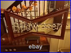 Large Budweiser Bowtie Neon Sign Big Vintage Antique working 30in vintage