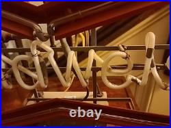 Large Budweiser Bowtie Neon Sign Big Vintage Antique working 30in vintage