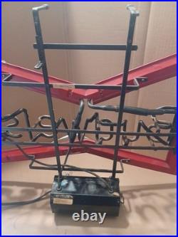 Large Budweiser Bowtie Neon Sign Big Vintage Antique working 30in vintage