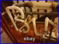 Large Budweiser Bowtie Neon Sign Big Vintage Antique working 30in vintage
