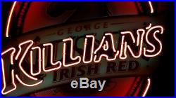Large Killians Irish Red Beer Neon Sign St Patricks Day Vintage Bar Man Cave Ex+