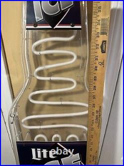 Large Miller Lite Ice Beer Neon 41 X 11 X 2 Working Tested Vintage Rare 1995 Large Miller Lite Ice Beer Neon 41 X 11 X 2 Working Tested Vintage Rare 1995