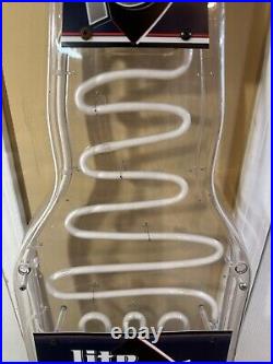 Large Miller Lite Ice Beer Neon 41 X 11 X 2 Working Tested Vintage Rare 1995 Large Miller Lite Ice Beer Neon 41 X 11 X 2 Working Tested Vintage Rare 1995