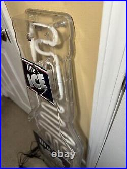 Large Miller Lite Ice Beer Neon 41 X 11 X 2 Working Tested Vintage Rare 1995 Large Miller Lite Ice Beer Neon 41 X 11 X 2 Working Tested Vintage Rare 1995