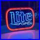 Lite_Open_Neon_Sign_21_x_17_Miller_Brewing_Company_Vintage_01_zcg