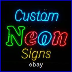 Lizard Chameleon Beer Vintage Style 20x16 Neon Sign Lamp Light Real Glass