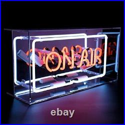 Locomocean Neon ON AIR Sign in Glossy Acrylic Box Red and White