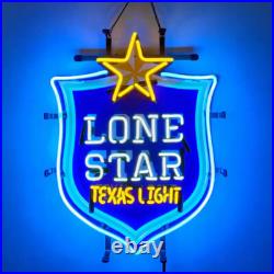 Lone Star Beer Vintage Neon Sign 24x20 Beer Bar Wall Decor With HD Printing