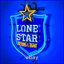 Lone Star Beer Vintage Neon Sign 24x20 Beer Bar Wall Decor With HD Printing