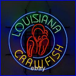 Louisiana Crawfish Beer Bar Sign Gift Neon Sign Vintage Neon Light