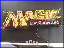 Magic MTG Cards THE GATHERING NEON SIGN STORE LIGHT VINTAGE ORIGINAL