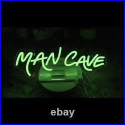 Man Cave Neon Sign 18x6 Light Man Cave Display Vintage Beer Bar Wall Decor