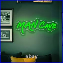 Man Cave Neon Sign 18x6 Light Man Cave Display Vintage Beer Bar Wall Decor