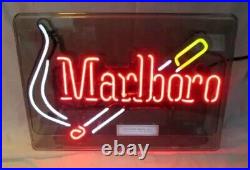 Marlboro Cigarettes Philip Morris Vintage Neon Advertising Man Cave Sign