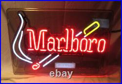 Marlboro Cigarettes Philip Morris Vintage Neon Advertising Man Cave Sign