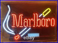 Marlboro Cigarettes Philip Morris Vintage Neon Advertising Man Cave Sign Winner Marlboro Cigarettes Philip Morris Vintage Neon Advertising Man Cave Sign Winner
