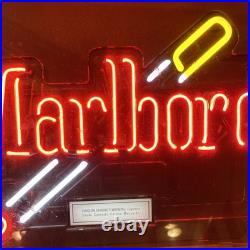 Marlboro Cigarettes Philip Morris Vintage Neon Advertising Man Cave Sign Winner Marlboro Cigarettes Philip Morris Vintage Neon Advertising Man Cave Sign Winner