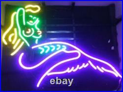 Mermaid Custom Neon Vintage Gift Artwork Wall Glass Neon Sign Express Shipping